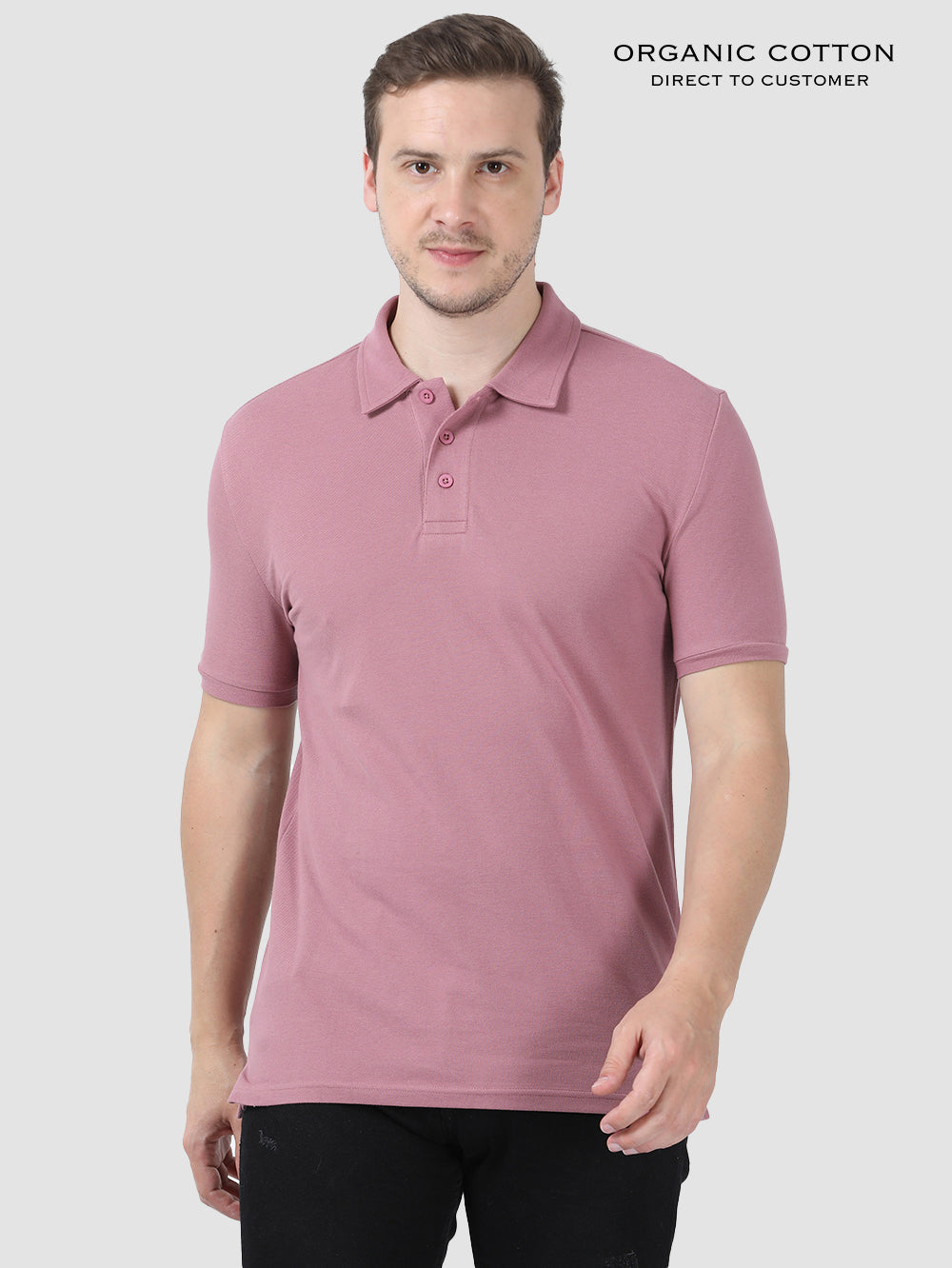 Mens Organic Cotton Polo Tee