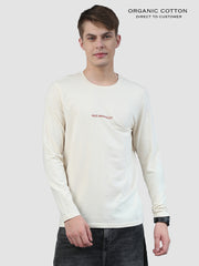 Organic Cotton Mens Full Sleeve T-Shirt