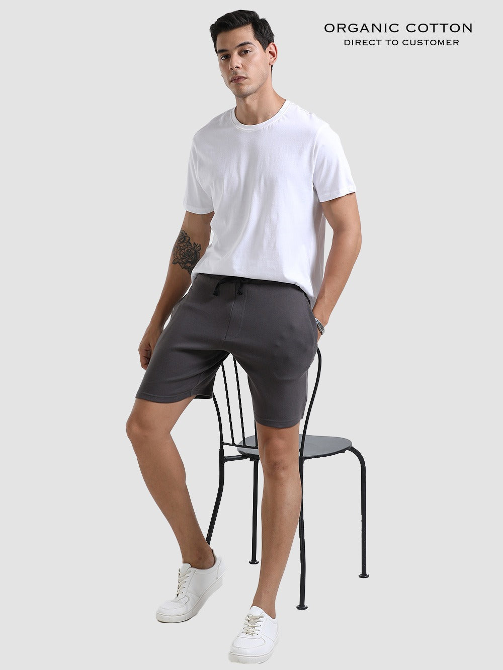 Organic Cotton Mens Shorts With Pockets