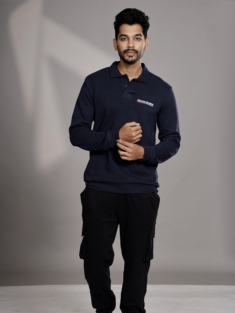 Salaam Soldier Mens Polo-Full Sleeve