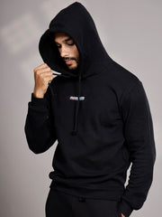 Salaam Soldier Organic Cotton Mens Hoodie - Black