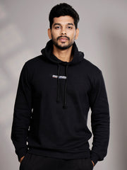 Salaam Soldier Organic Cotton Mens Hoodie - Black