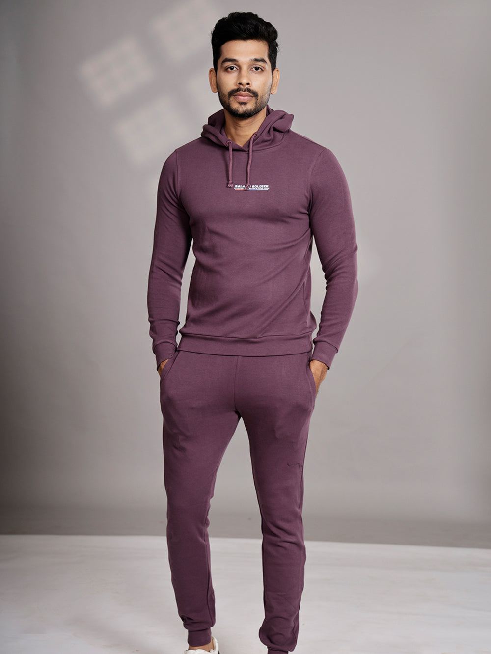 Organic Cotton Mens Jogger Wine