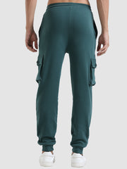 Organic Cotton Mens Jogger Pants With Cargo Pockets