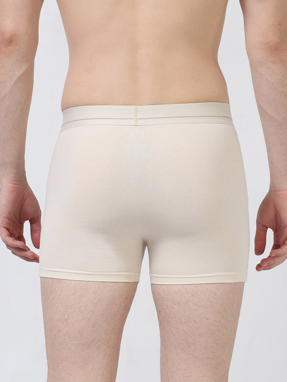 Mens Organic Cotton Ribbed Trunk – Long Length - No Chemical Processing