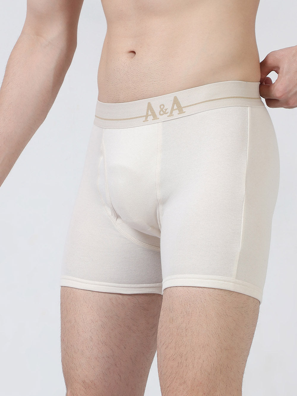 Men's Organic Cotton Stretch Trunk – Short Length - No Chemical Processing