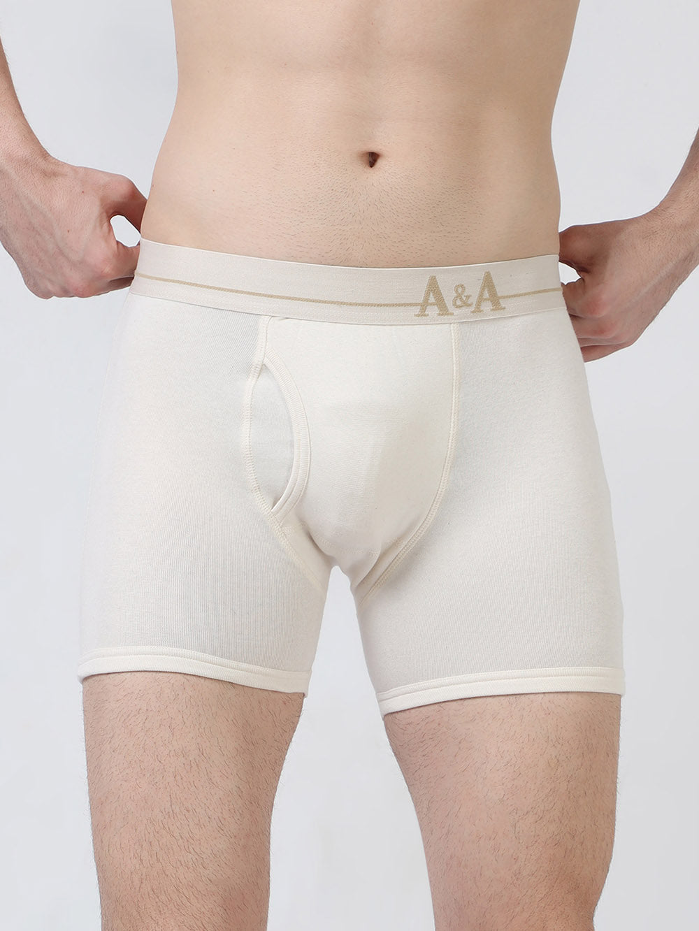 Men's Organic Cotton Stretch Trunk – Short Length - No Chemical Processing