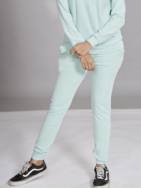 Organic Cotton Luxe Joggers - Cameo Green