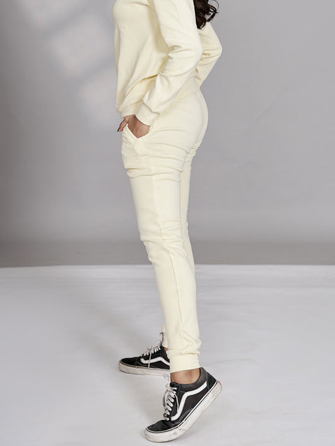 Organic Cotton Luxe Joggers - Baby Yellow