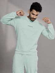 Salaam Soldier Organic Cotton Mens Pullover - Cameo Green