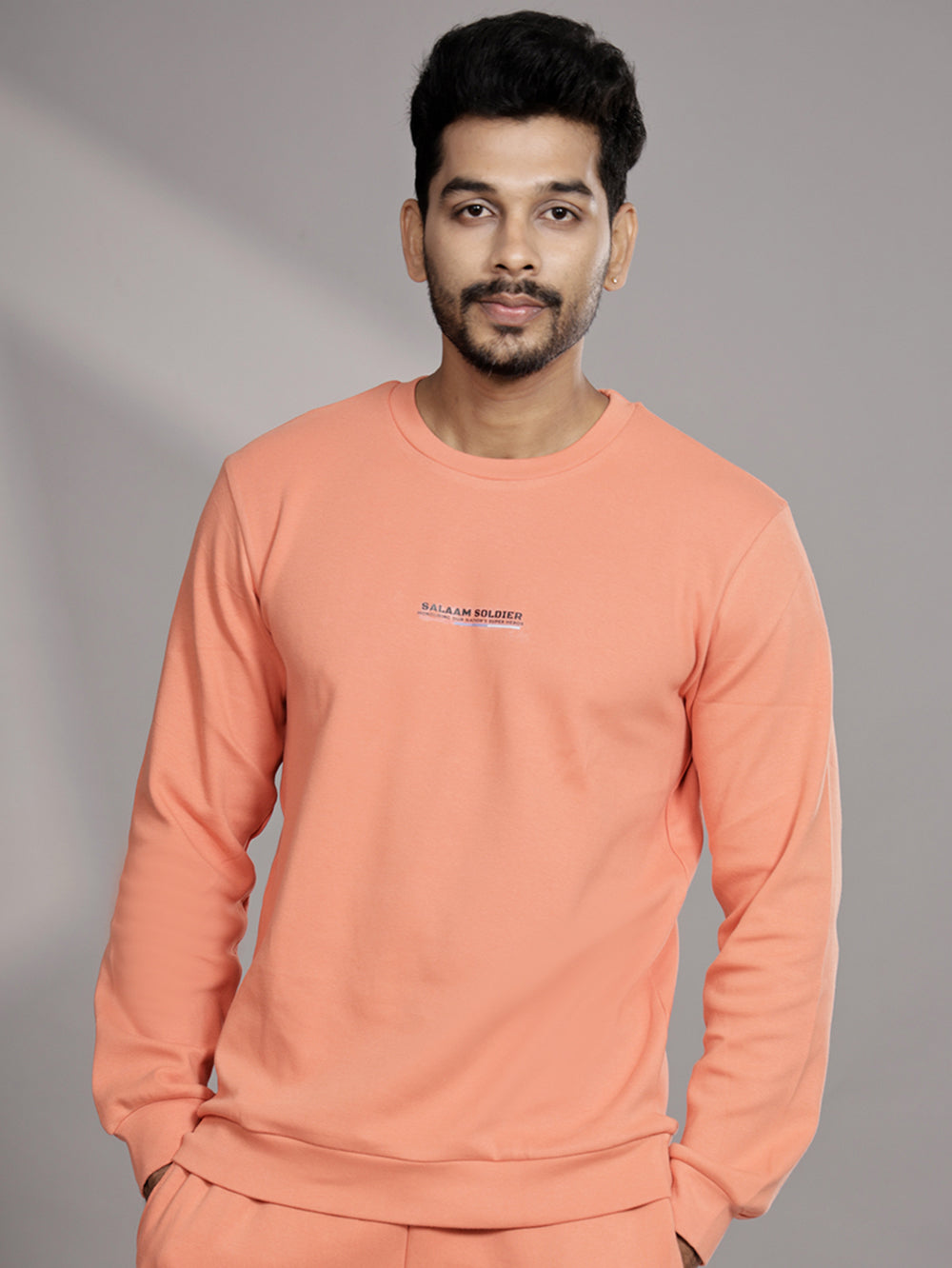 LuxeStretch Organic Cotton Joggers for Men - Flamingo