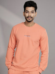 Salaam Soldier Organic Cotton Mens Pullover - Flamingo