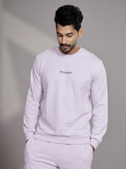 Salaam Soldier Organic Cotton Mens Pullover - Orchid Petal