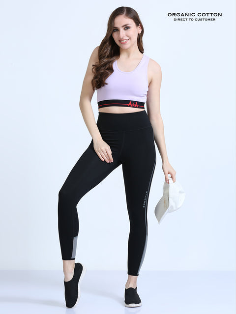 Orchid Petal Organic Cotton Women's Active Sports Bra.