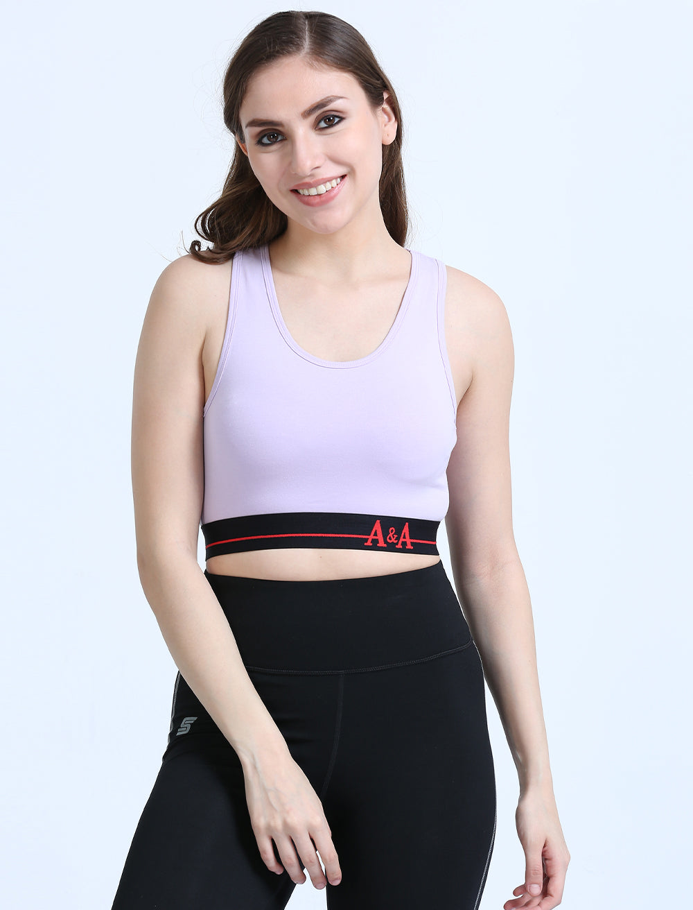 Organic Cotton Women's Sports Bra - Black