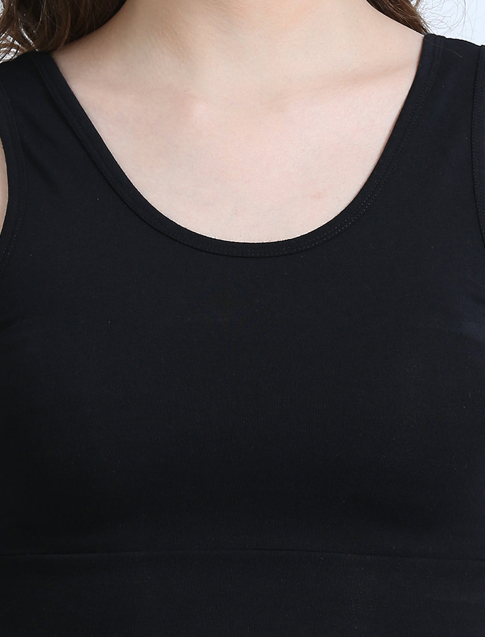 Black Organic Cotton Women's All-Day Comfort Bra