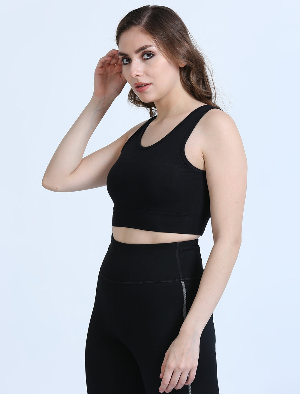 Black Organic Cotton Women's All-Day Comfort Bra