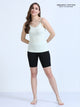 Dogwood Pink and Canary Green Thin-Strap Organic Cotton Camisole for Women - Pack of 2