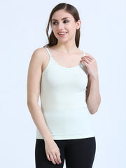 Dogwood Pink Thin-Strap Organic Cotton Camisole for Women. Pack of 2.