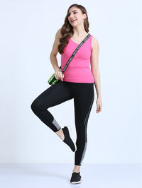 Dogwood Pink and Fandango Pink Wide-Strap Organic Cotton Camisole for Women-Pack of 2