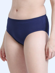 Medivel Blue Organic Cotton Hipster Panty for Women. Pack of 2.