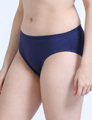 Medivel Blue Organic Cotton Mid-Waist Panty for Women. Pack of 2.