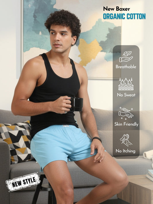 Organic Cotton Short Boxer for Mens - Pack of 1