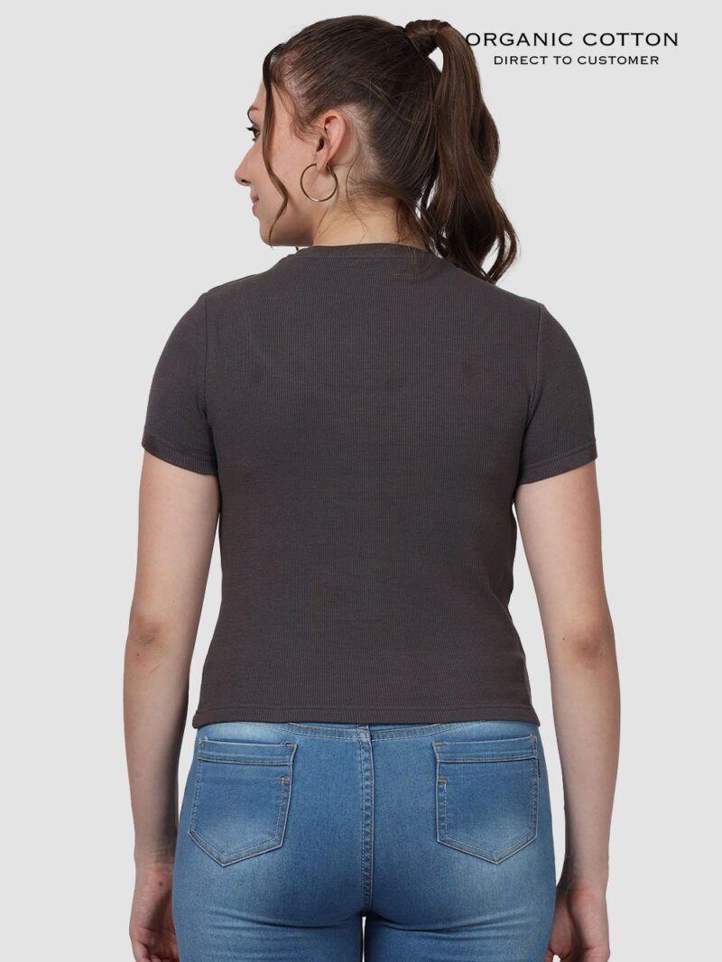 Organic Cotton Women’s Tee - Dark Grey