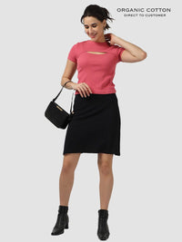 Organic Cotton Women’s Tee - Slate Rose