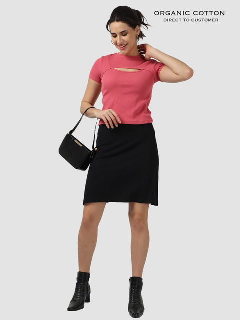 Organic Cotton Women’s Tee - Slate Rose