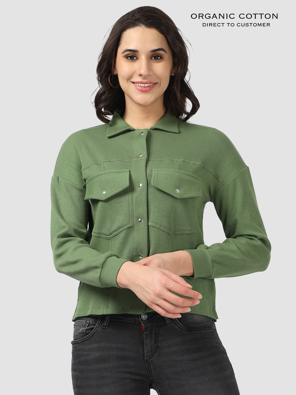 Organic Cotton Womens Over-Shirt