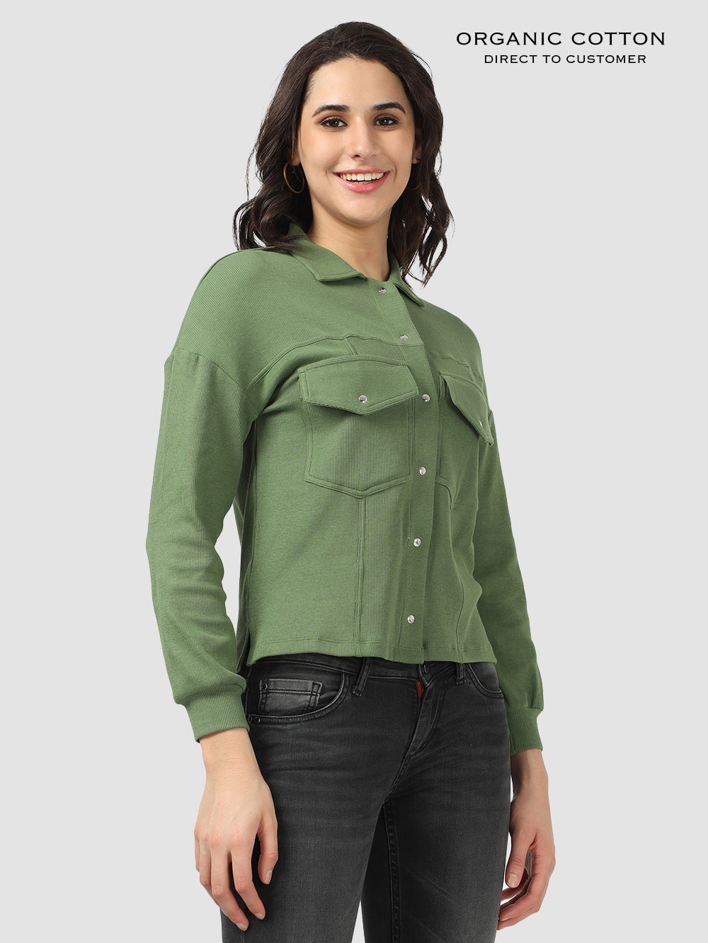 Organic Cotton Womens Over-Shirt