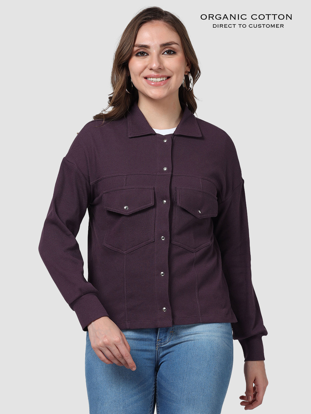 Organic Cotton Womens Over-Shirt