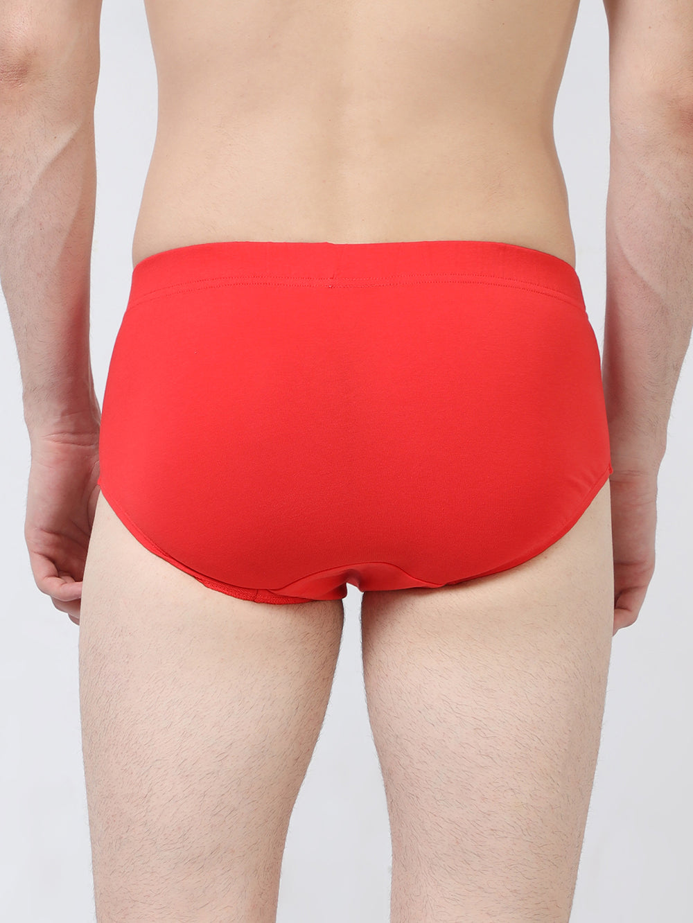 Mens Organic Super soft Cotton Elastane stretch Brief with Fabric covered Waistband