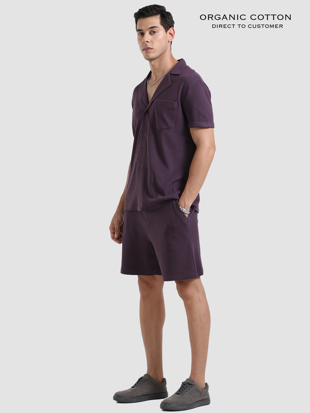 Organic Cotton Mens Ribbed Co-Ord Set