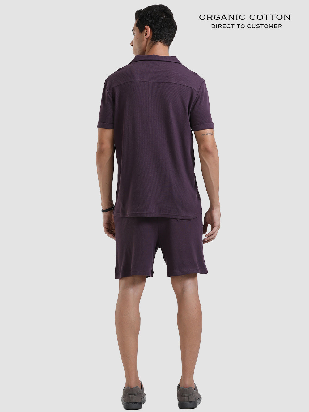 Organic Cotton Mens Ribbed Co-Ord Set