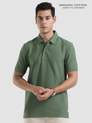 Organic Cotton Mens Ottoman Polo T-Shirt