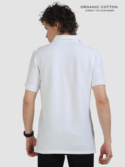 Organic Cotton Mens Ottoman Polo T-Shirt