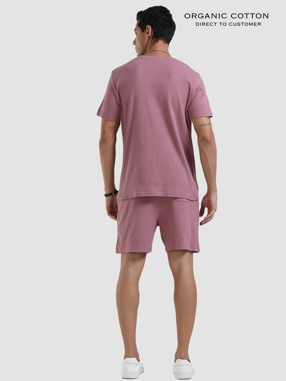 Organic Cotton Mens Ribbed Co-Ord Set