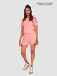 Nostalgia Rose Organic Cotton Relaxed Rib Shorts Set