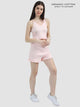 Dog Wood Pink Organic Cotton Spaghetti Crop & Shorts Co-Ord Set