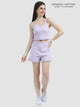 Orchid Petal Organic Cotton Spaghetti Crop & Shorts Co-Ord Set
