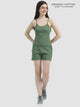 Vineyard Green Organic Cotton Spaghetti Top Rib Shorts Set