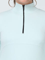 High-Neck Zip Up Organic Cotton Co-Ord Set
