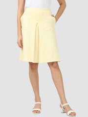 Organic cotton womens semi-formal skirt