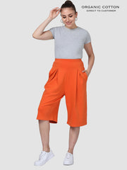 Organic cotton womens culottes