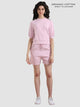 Fragant Lilac Organic Cotton Bishop Sleeve Shorts Set