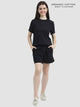 Black Organic Cotton Tee & Shorts Set