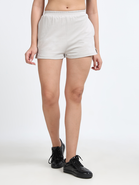 Light Grey Organic Cotton Short Boxer for Womens - Pack of 1