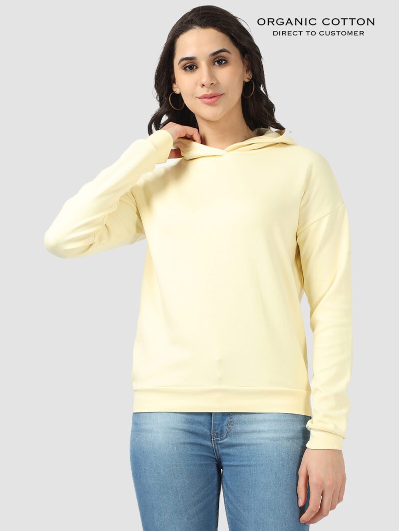 Baby Yellow Essential Comfort Organic Cotton Hoodie